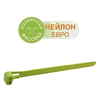 Стяжка многоразовая нейлоновая Евро PRM 300x7.5 (фас.6 шт.) зеленая