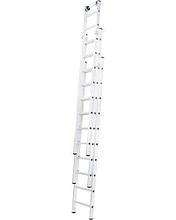 Индустриальная алюминиевая трехсекционная выдвижная лестница NV5270 3х17