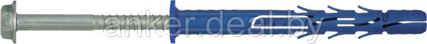 Рамный дюбель для вентилируемых фасадов с воротником 10*120, гальваническое покрытие RAWLPLUG - фото 1 - id-p222547133