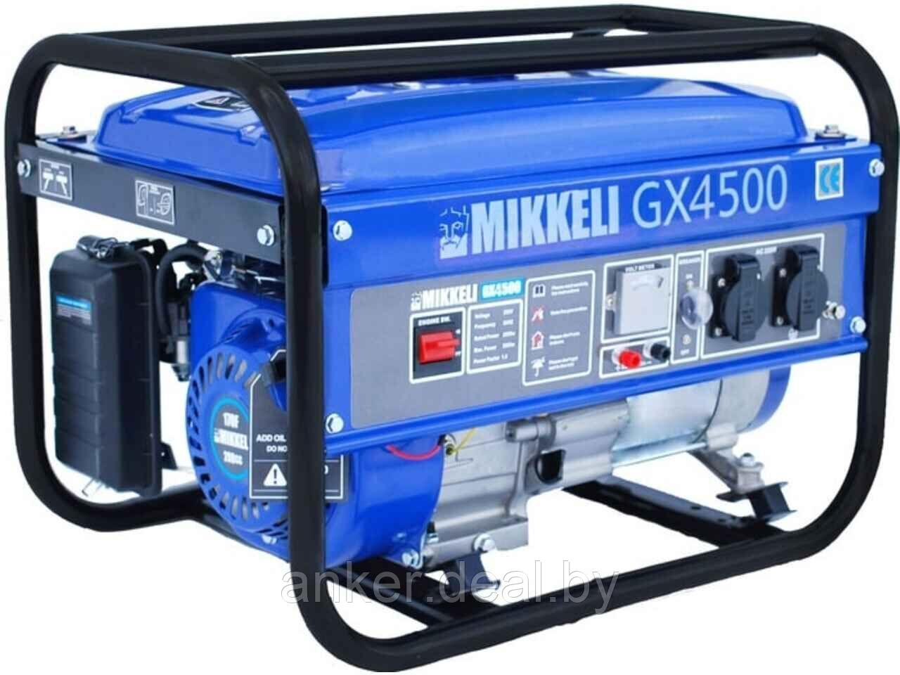 Электрогенератор бензиновый MIKKELI GX 4500 - фото 1 - id-p222546421