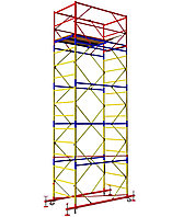 Вышка тура ВСР-2, рабочая высота 7.2 м, площадка 0.7х2.0 м, стальная