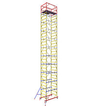 Вышка тура ВСР-3, рабочая высота 14.6 м, площадка 1.2x1.6 м, стальная