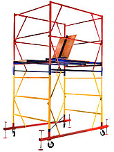Вышка тура ВСР-3, рабочая высота 3.5 м, площадка 1.2x1.6 м, стальная