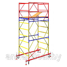 Вышка тура ВСР-3, рабочая высота 4.7 м, площадка 1.2x1.6 м, стальная