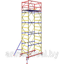 Вышка тура ВСР-3, рабочая высота 7.2 м, площадка 1.2x1.6 м, стальная