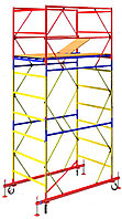 Вышка тура ВСР-4, рабочая высота 4.7 м, площадка 1.2x2.0 м, стальная