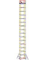 Вышка тура ВСР-5, рабочая высота 20.7 м, площадка 1.6x1.6 м, стальная