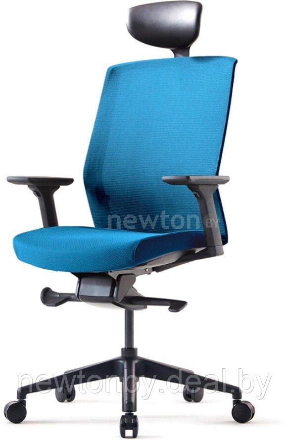 Кресло Bestuhl J1 Black Pl с подголовником (синий) - фото 1 - id-p222551472