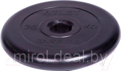 Диск для штанги MB Barbell Atlet d51мм 25 кг - фото 1 - id-p222554287