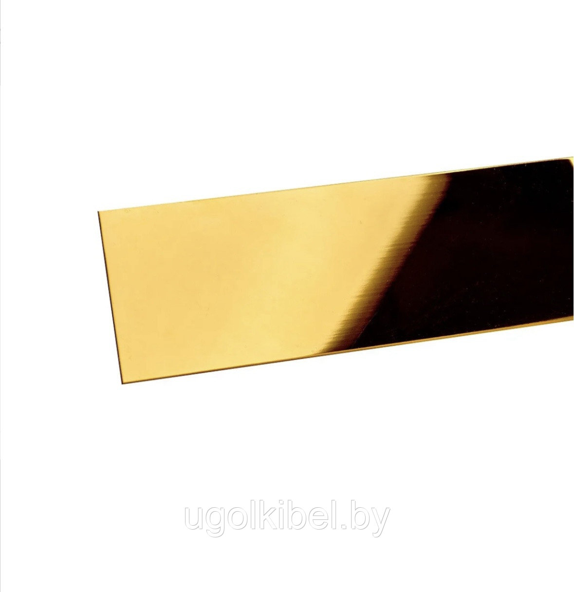 Полоса (Молдинг) из нержавеющей стали 15 мм. цвет Золото Полированное, 300 см - фото 2 - id-p222556901