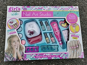 MBK-368 Детский маникюрный набор "Nail Glam Salon" для стайлинга ногтей, набор для маникюра, д
