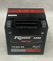 31.6 Ah Аккумулятор RDrive Extremal Silver YIX30L-BS AGM