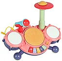 Детская музыкальная игрушка "Барабаны" с микрофоном, ударные инструменты, музыкальные инструменты RJ2837B, фото 3