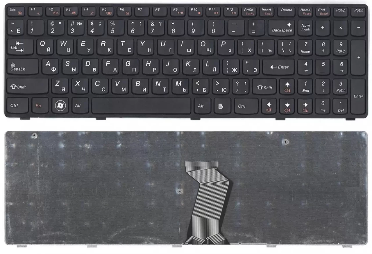 Клавиатура для ноутбука серий Lenovo IdeaPad G580, G585
