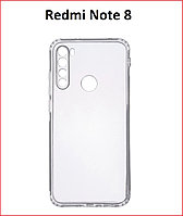 Чехол-накладка для Xiaomi Redmi Note 8 (силикон) прозрачный с защитой камеры