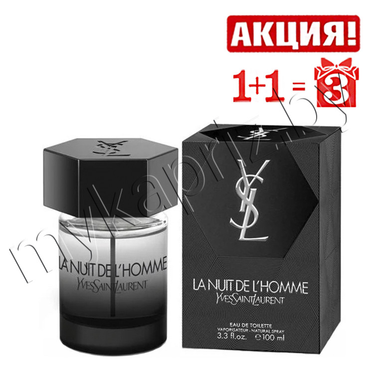 Мужская туалетная вода Yves Saint Laurent La Nuit De L'homme 100 ml - фото 1 - id-p68920482