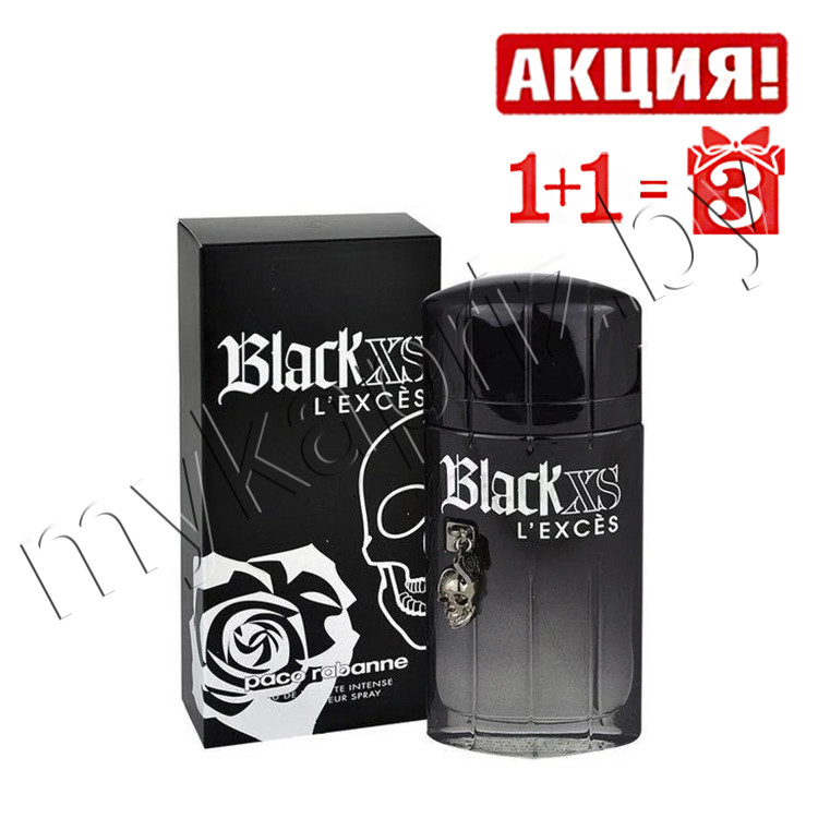 Мужская туалетная вода Paco Rabanne XS Black L'Exces 100 ml