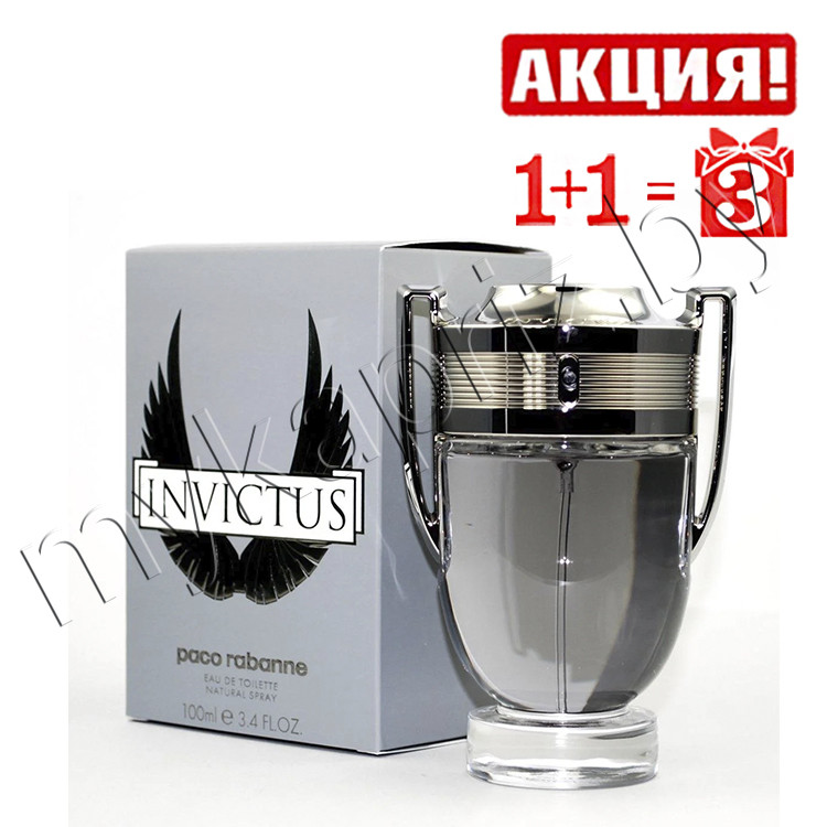 Мужская туалетная вода Paco Rabanne Invictus edt 100ml - фото 1 - id-p68920821