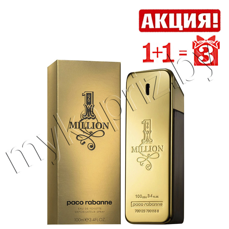 Мужская туалетная вода Paco Rabanne 1 Million 100ml - фото 1 - id-p68920828