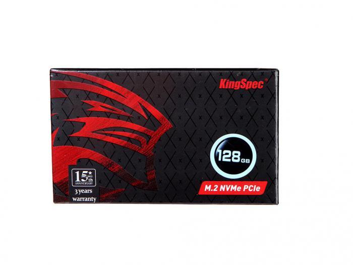 Твердотельный накопитель KingSpec SSD PCI-E 3.0 M.2 2280 0.9 DWPD 128Gb NX-128 - фото 1 - id-p221523779