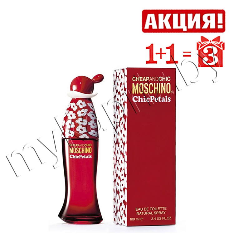 Женская туалетная вода Moschino Cheap And Chic Petals edt 100ml - фото 1 - id-p68920345