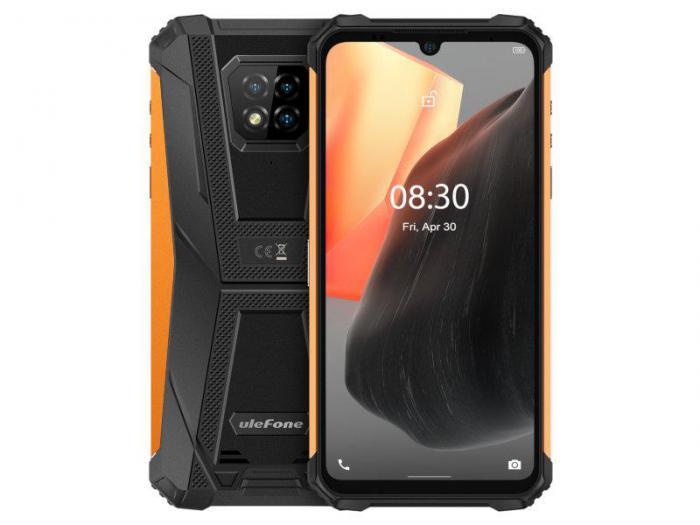 Противоударный телефон смартфон защищенный водонепроницаемый Ulefone Armor 8 Pro 8/128Gb Orange - фото 1 - id-p222539234
