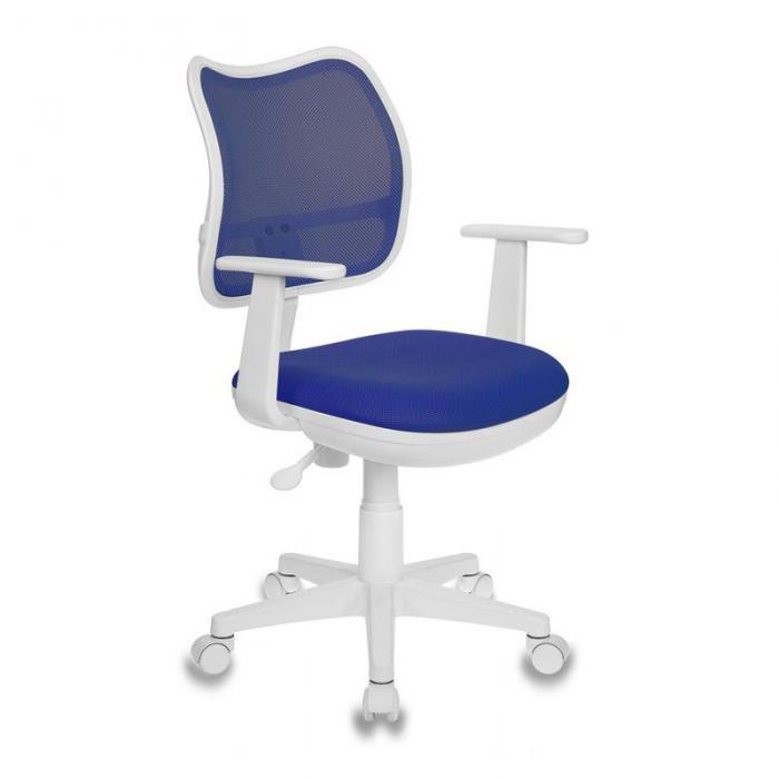 Компьютерное кресло Бюрократ Ch-W797 Blue-White CH-W797/BL/TW-10 - фото 1 - id-p222436497