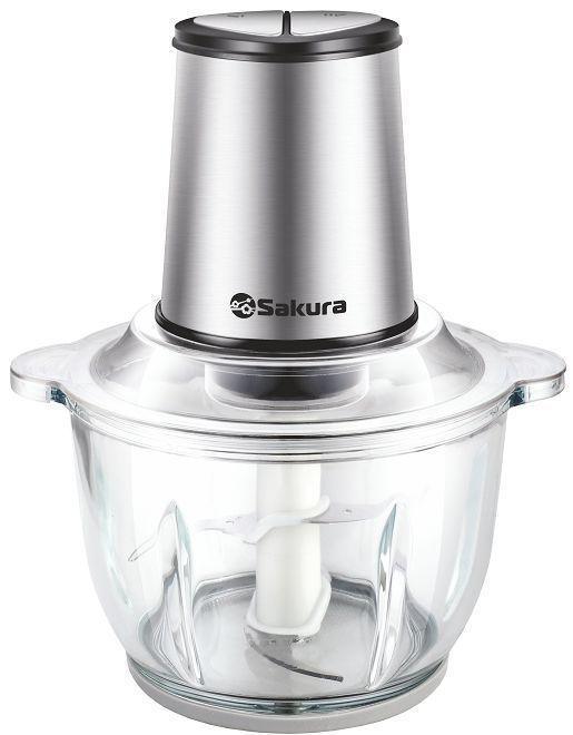 Измельчитель электрический кухонный для продуктов Универсальный чоппер блендер SAKURA SA-6245BS - фото 1 - id-p222539862