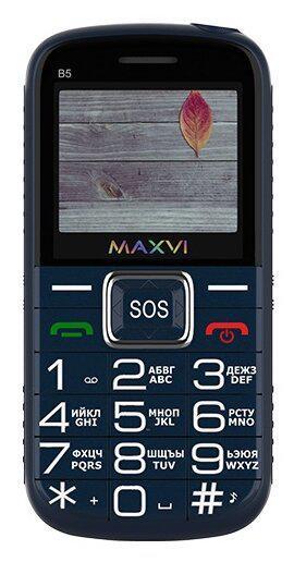 Кнопочный телефон раскладушка для пожилых людей MAXVI E5 синий мобильный раскладной - фото 4 - id-p222539984
