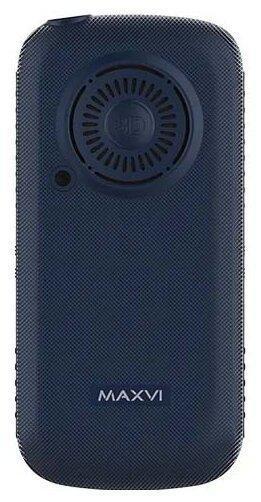 Кнопочный телефон раскладушка для пожилых людей MAXVI E5 синий мобильный раскладной - фото 6 - id-p222539984