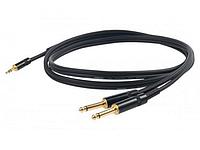 Аксессуар Proel 2x6.3mm Jack Mono - 3.5mm Jack Stereo 3m CHLP170LU3XL