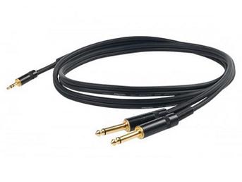 Аксессуар Proel 2x6.3mm Jack Mono - 3.5mm Jack Stereo 3m CHLP170LU3XL