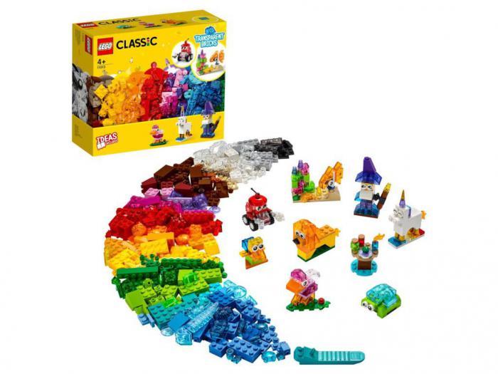 Конструктор Lego Classic Прозрачные кубики 500 дет. 11013 - фото 1 - id-p222443558