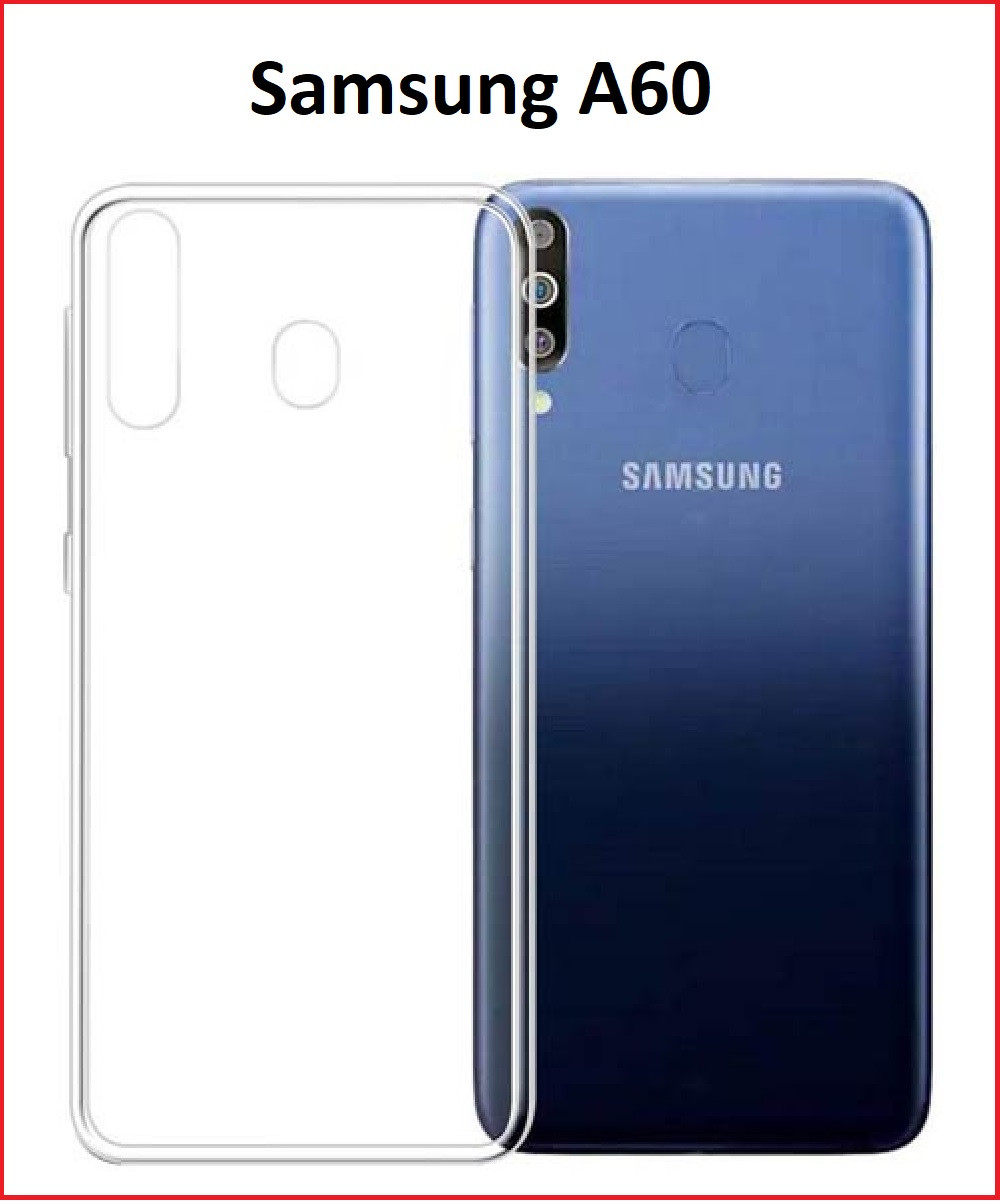 Чехол-накладка для Samsung Galaxy A60 (силикон) SM-A605 прозрачный - фото 2 - id-p99960086