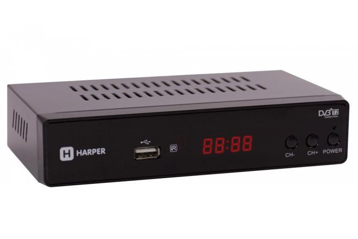 Цифровой телевизионный ресивер Harper HDT2-5050 приставка для цифрового телевидения - фото 1 - id-p222540285