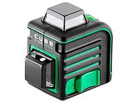 Строительный нивелир ADA Cube 3-360 Green Home Edition А00566 зеленый лазерный уровень построитель плоскостей