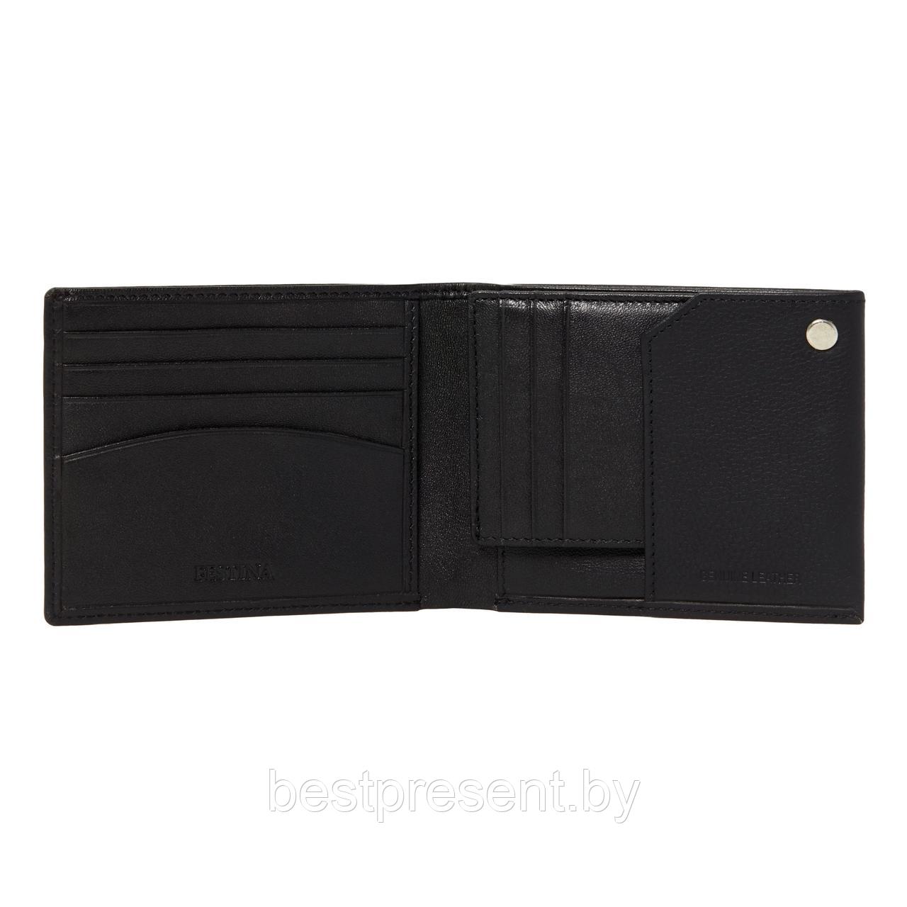 Бумажник Button Black - фото 3 - id-p222561275