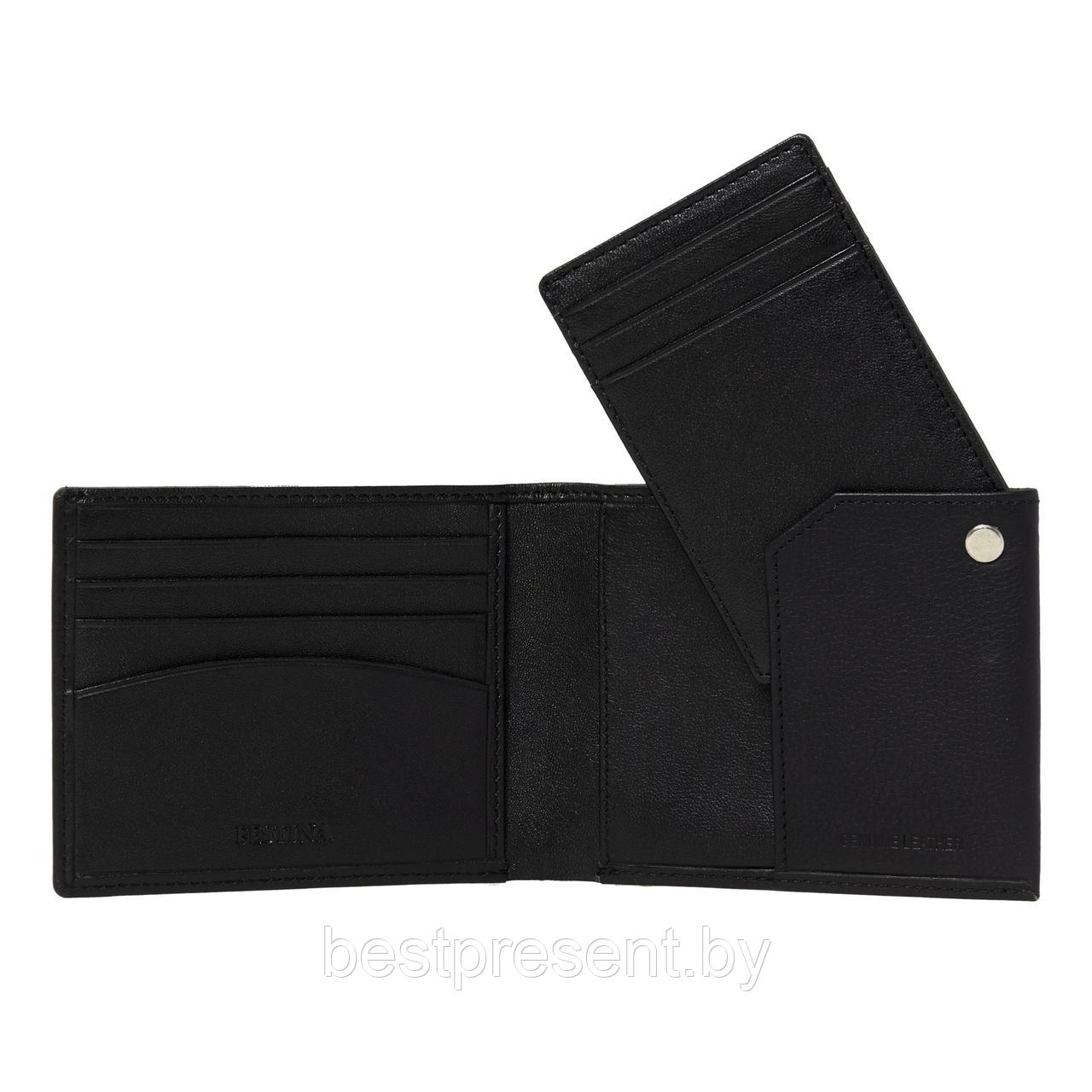 Бумажник Button Black - фото 4 - id-p222561275