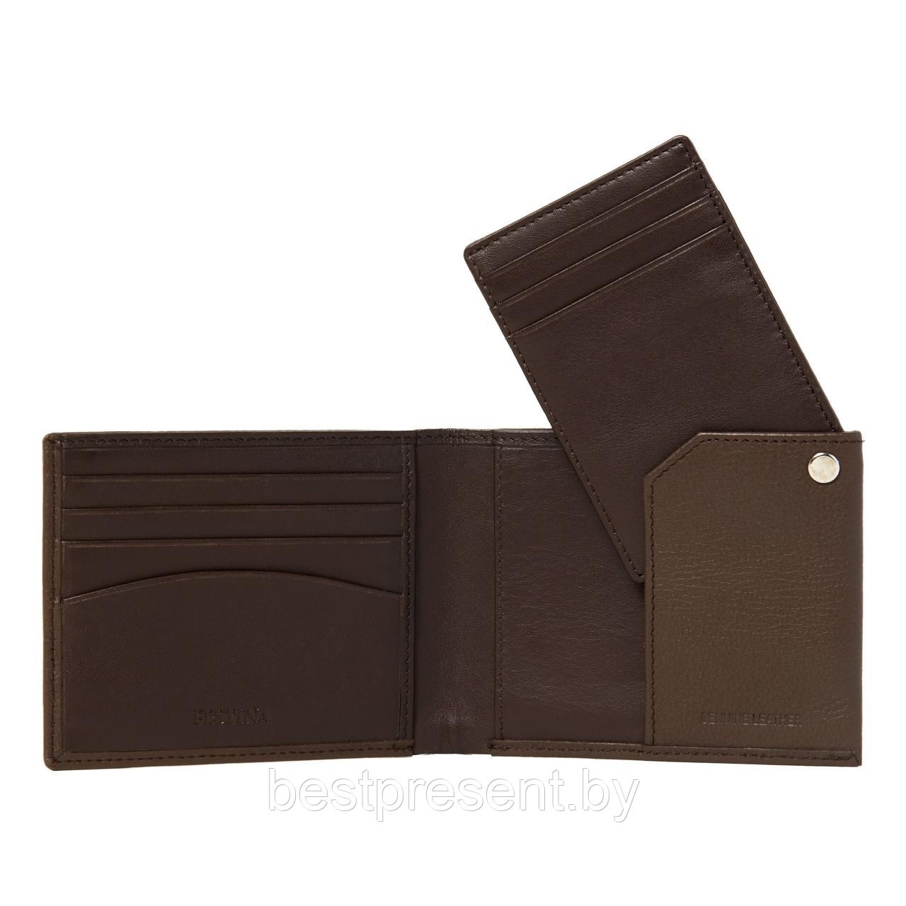 Бумажник Button Brown - фото 4 - id-p222561276