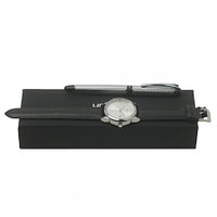 Набор Ungaro: часы Elio Black и ручка-роллер Uomo Chrome