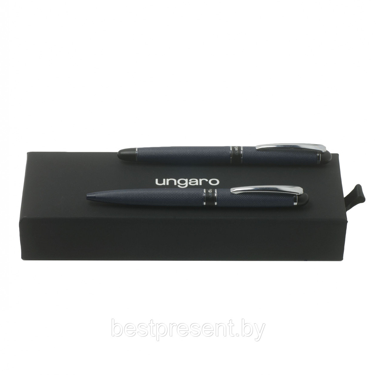 Набор Ungaro: шариковая ручка Uomo Blue и ручка-роллер Uomo Blue - фото 2 - id-p222560389
