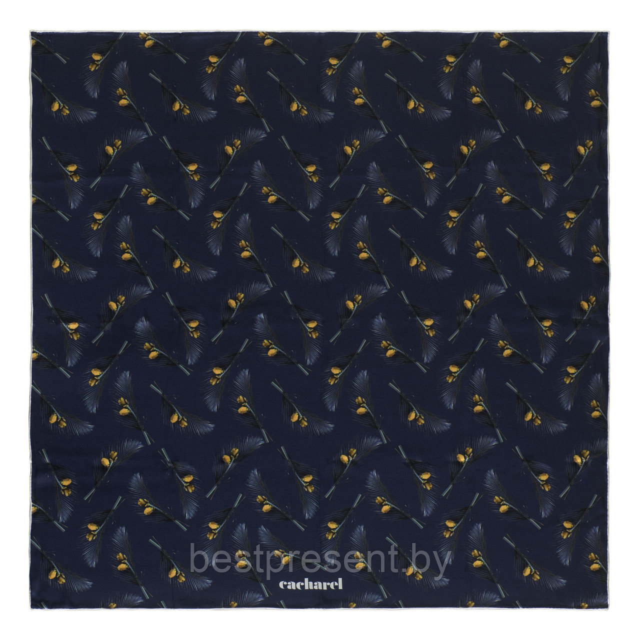 Шелковый шарф Victoire Navy - фото 3 - id-p222560449