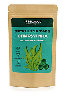 Спирулина органическая в таблетках Ufeelgood, 100 гр