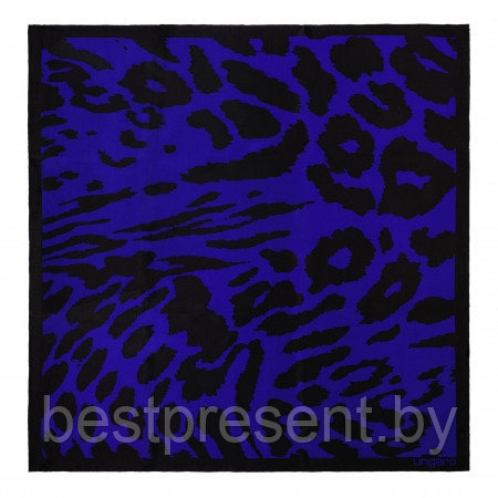 Шелковый шарф Lina Bright Blue & Black - фото 1 - id-p222560913