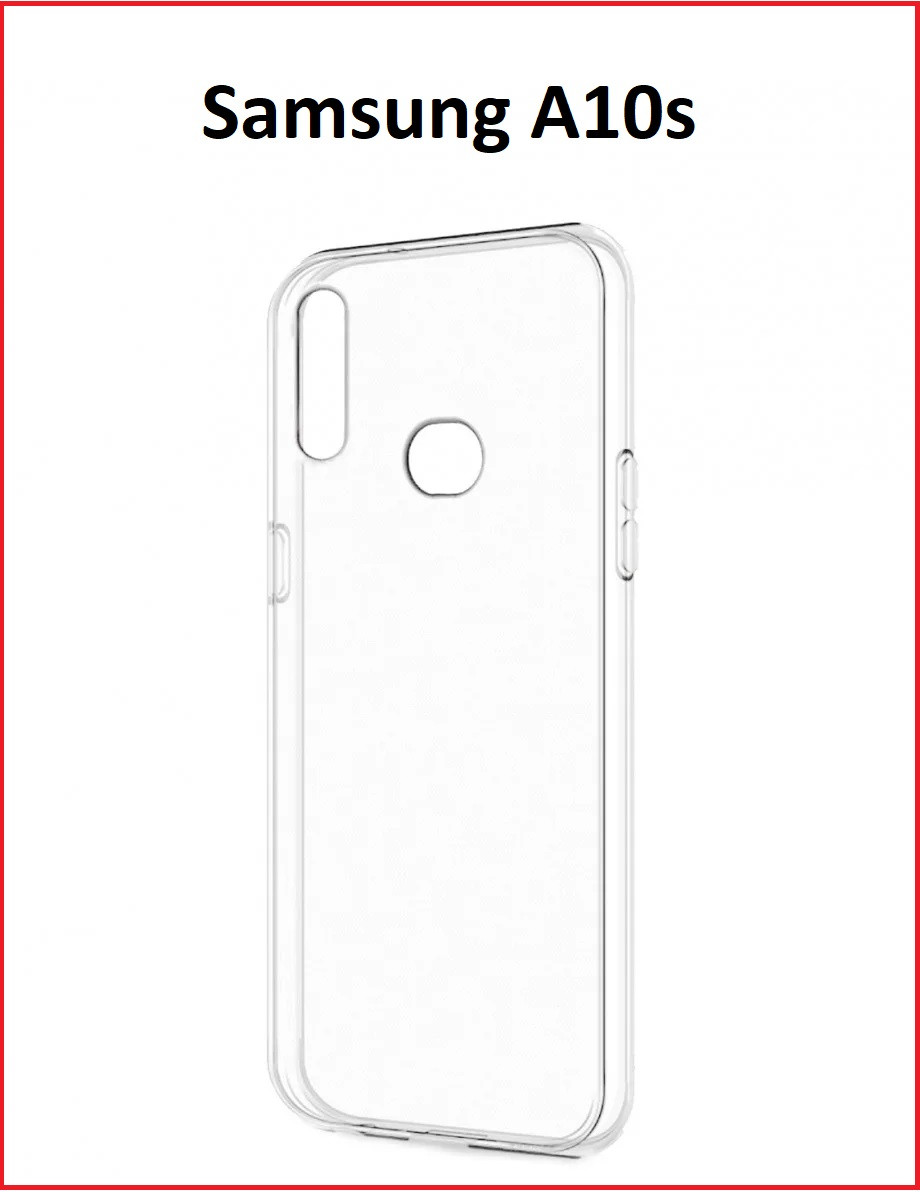 Чехол-накладка для Samsung Galaxy A10s (силикон) прозрачный - фото 1 - id-p106110286
