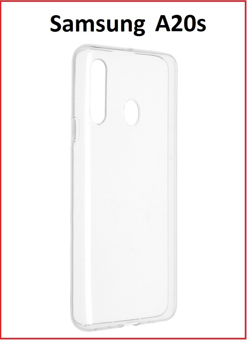 Чехол-накладка для Samsung Galaxy A20s (силикон) SM-A207 прозрачный - фото 1 - id-p106110297