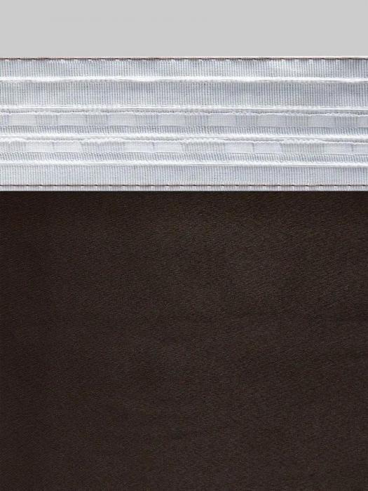 Шторы блэкаут коричневые готовые однотонные современные плотные комплект портьеры для зала спальни в гостиную - фото 5 - id-p222436068