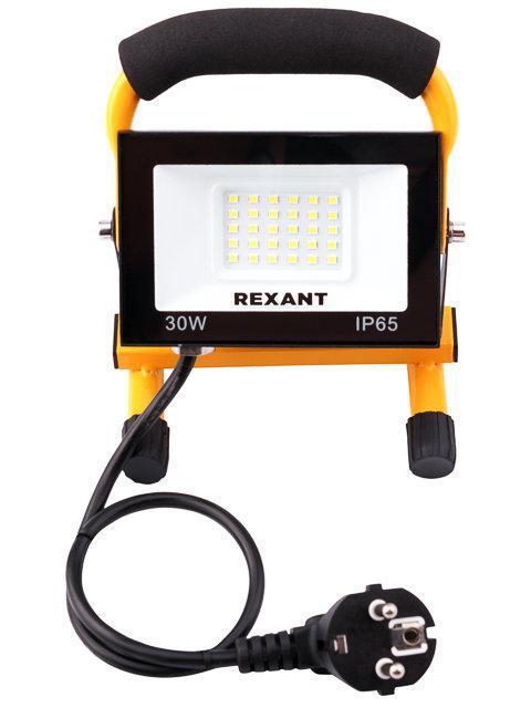 Прожектор светодиодный уличный переносной Rexant СДО-Expert 30W 2400Lm 6500K 605-021 - фото 1 - id-p222537217