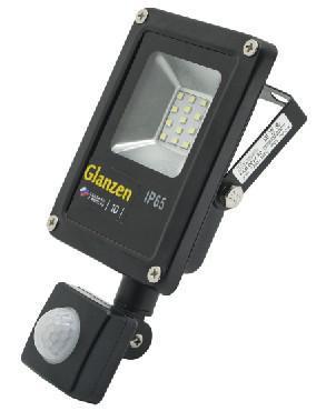 Уличный прожектор светодиодный GLANZEN FAD-0017-10 10 Вт с датчиком движения - фото 1 - id-p222537261