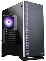 Красивый корпус для игрового ПК компьютера Zalman Miditower S5 черный игровой системный блок со стеклом